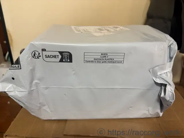 Temuからのパッケージ