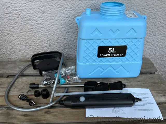 Temuで買った5L USB充電式電動噴霧器
